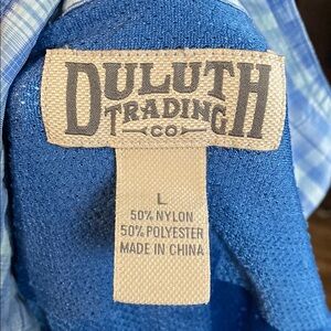 Duluth Trading Co. Blue Shirt